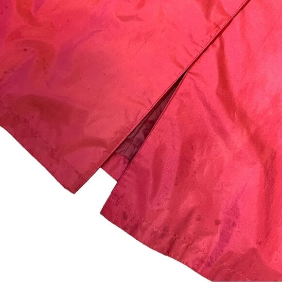 Vintage 80’s Aurora International by Abbmoor Red Trench Raincoat - Picture 7 of 16